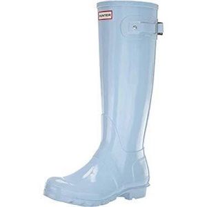 Hunter Women's Tall Gloss Rain Boots|| Sky Blue